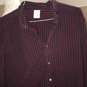 Brooks brothers plaid button down